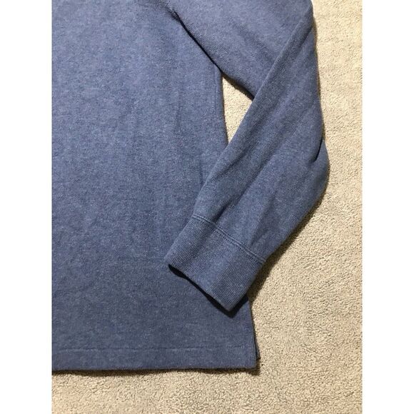 Polo Ralph Lauren 1/4 Zip Pullover‎ Mens Large Blue Golf LS Sweatshirt - Picture 6 of 11